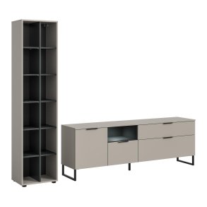 Noida Regal N1 System inkl. Beleuchtung Kaschmir Dekor.