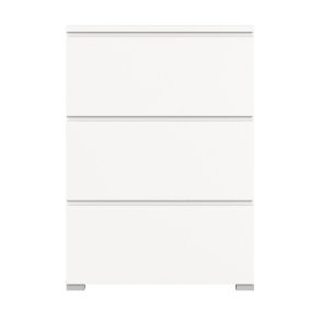 Shoelove skoskap 3 klaffd�rer 95x130cm hvit.