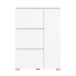 Shoelove szafka na buty 1 drzwi, 3 drzwi klapowe 95x130cm biały.