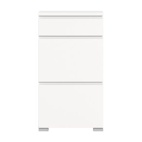 Shoelove Schuhschrank 2 Klaptüren, 1 Schublade 60x109cm weiß.