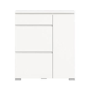 Shoelove szafka na buty 1 drzwi, 2 drzwi klapowe, 1 szuflada 95x109cm biały.