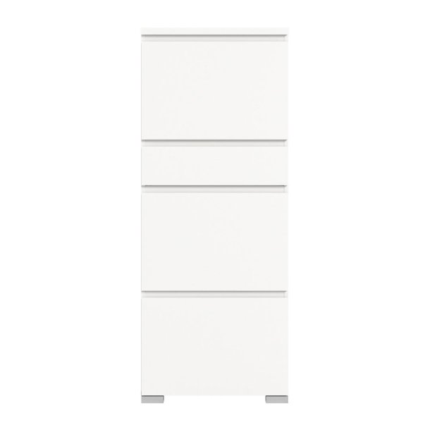 Shoelove Schuhschrank 3 Klaptren, 1 Schublade 60x151cm wei.