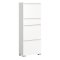 Shoelove Schuhschrank 3 Klaptren, 1 Schublade 60x151cm wei.