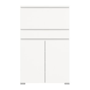 Shoelove szafka na buty 2 drzwi, 1 drzwi klapowe, 1 szuflada 95x151cm biały.
