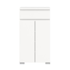 Shoelove Schuhschrank 2 Türen, 1 Schublade 60x109cm weiß.