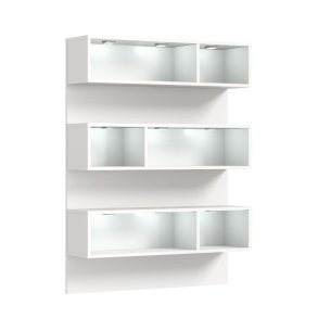 Shoelove szafka na buty w tym oświetlenie 6 komór biały.