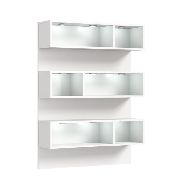 Shoelove szafka na buty w tym oświetlenie 6 komór biały.