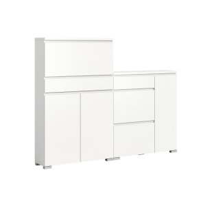 Shoelove szafka na buty zestaw z 2 3 drzwiami, 2 vouwdeurami, 1 szuflada biały.