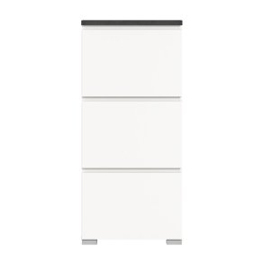 Shoelove szafka na buty 3 drzwi klapowe 60x130cm biały,szary.