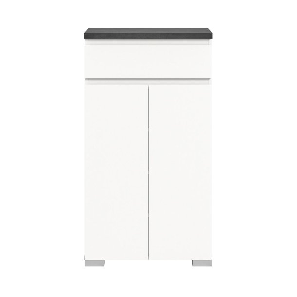 Shoelove skoskp 2 drrar, 1 lda 60x109cm vit,gr.