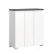 Shoelove Schuhschrank 3 Tren 95x109cm wei,grau.