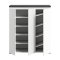 Shoelove Schuhschrank 3 Tren 95x109cm wei,grau.