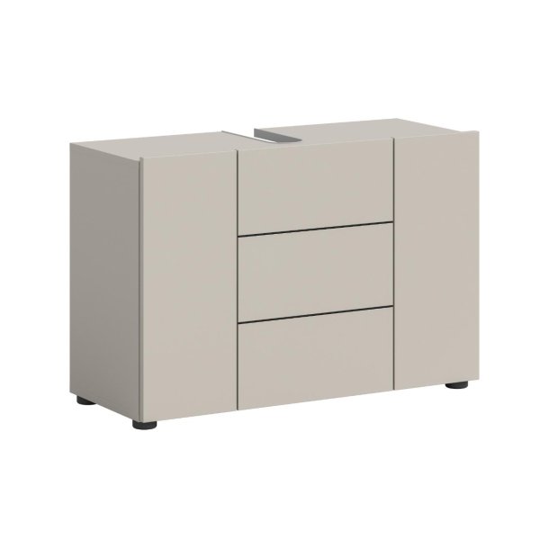 Vira Waschbeckenunterschrank 3 T�ren Kaschmir Dekor.