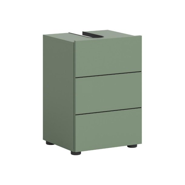 Vira Waschbeckenunterschrank 1 T�r staubgr�n.