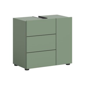 Vira Waschbeckenunterschrank 2 T�ren staubgr�n.