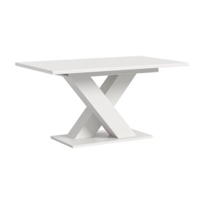Motion Esstisch X-Fu 90x150/190cm inkl. 1 Einlegeplatte wei.