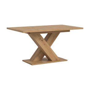 Motion Esstisch X-Fu 90x150/190cm inkl. 1 Einlegeplatte Eiche Dekor.