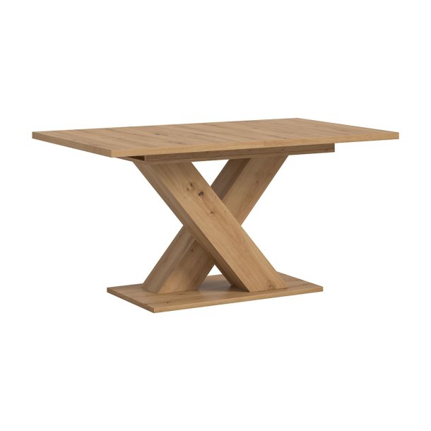 Motion Esstisch X-Fu 90x150/190cm inkl. 1 Einlegeplatte Eiche Dekor.