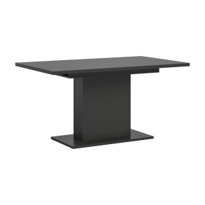 Motion Esstisch Sulenfu 90x150/190cm inkl. 1 Einlegeplatte grau.