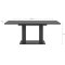 Motion Esstisch Doppelsulenfu 90x150/190cm inkl. 1 Einlegeplatte grau.