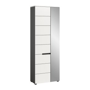 Canu Kleiderschrank 1 Tr wei, grau.