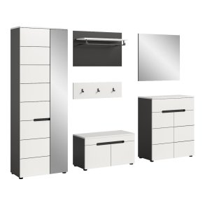 Canu Garderobenm�bel Set C32 wei�, grau.