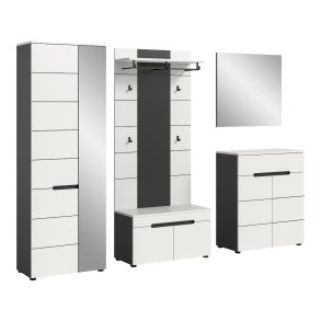 Canu Garderobenm�bel Set C31 wei�, grau.
