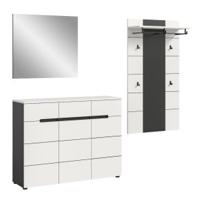 Canu zestaw mebli wejściowych C29 biały, szary.