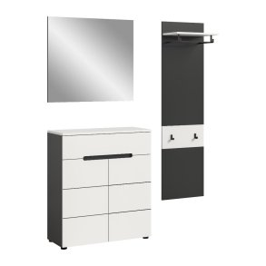 Canu Garderobenm�bel Set C37 wei�, grau.