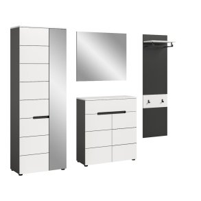 Canu Garderobenm�bel Set C33 wei�, grau.