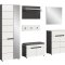 Canu Garderobenm�bel Set C6 inkl. Kissen wei�, grau.