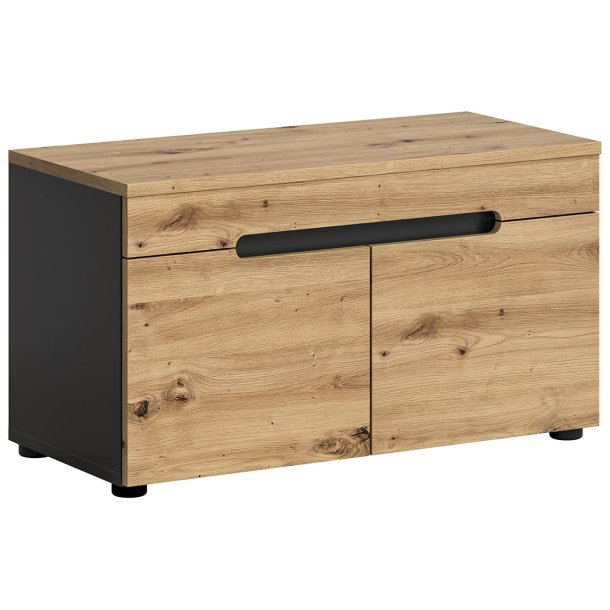 Canu Sitzbank 2 Türen Eiche Dekor.