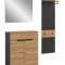 Canu zestaw mebli wejściowych C26 dąb dekor, szary.