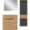 Canu zestaw mebli wejściowych C26 dąb dekor, szary.