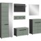 Canu Garderobenm�bel Set C12 staubgr�n, dunkelgrau.