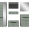 Canu Garderobenm�bel Set C12 staubgr�n, dunkelgrau.