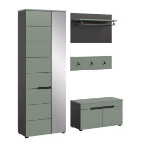 Canu zestaw mebli wejściowych C8 kurzowy zielony, ciemnoszary.