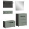 Canu Garderobenm�bel Set C15 staubgr�n, dunkelgrau.