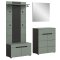 Canu Garderobenm�bel Set C14 staubgr�n, dunkelgrau.