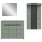 Canu zestaw mebli wejściowych C9 kurzowy zielony, ciemnoszary.