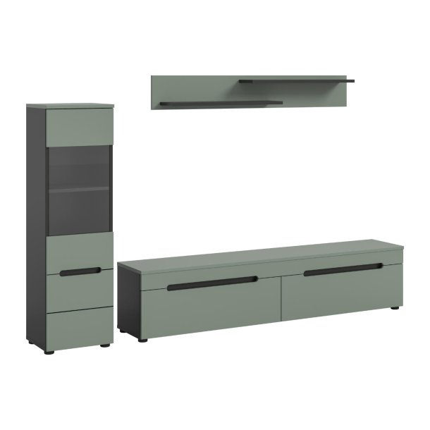 Canu Regal C9 System staubgrn, dunkelgrau.