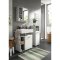 Copa Badschrank 1 Tr 1 Fach wei Hochglanz.