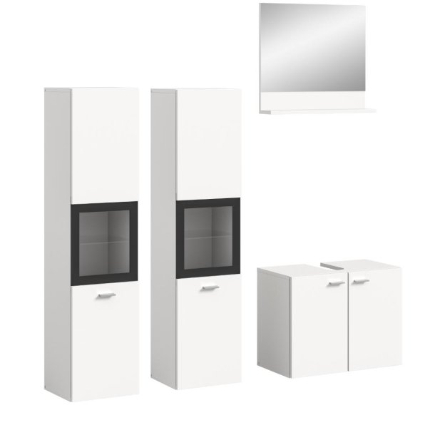 Boston zestaw mebli łazienkowych B14 biały.