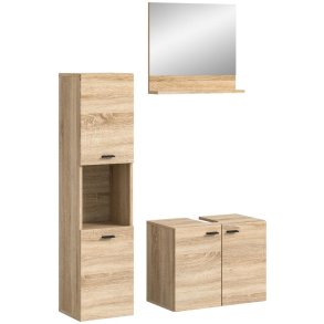 Boston Badmbelset B4 Eiche Dekor.