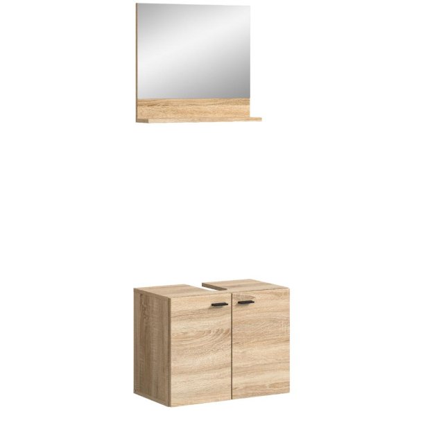 Boston Badmbelset B18 Eiche Dekor.