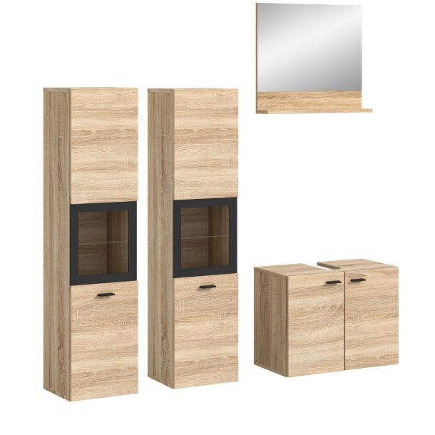 Boston Badmbelset B6 Eiche Dekor.