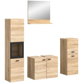 Boston Badmbelset B5 Eiche Dekor.