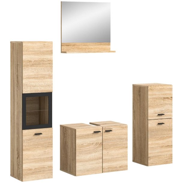 Boston Badmbelset B5 Eiche Dekor.