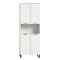 Riff wysoka szafka łazienkowa 4 drzwi 1 komora biały.