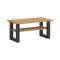 Seattle Couchtisch 90x50 cm 1 Regal Eiche Dekor.